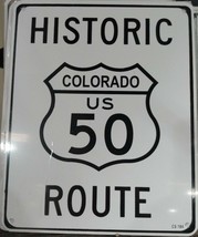 Historic Colorado US Route 50 8”x10” Metal Street Sign  - £10.27 GBP