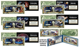 Space Shuttle Missions NASA Genuine Legal Tender U.S. $2 Bills - SET OF ... - £59.77 GBP