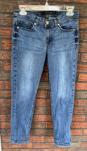 Calvin Klein Skinny Crop Jeans 28/6 Stretch Blue Jeggings Straight Leg Trendy - £8.96 GBP