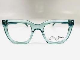 New SEAN JOHN SJLO 6045E 516 Crystal Teal Eyeglasses 52/22/150 - $49.45