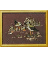 Vintage 1983 Creative Circle Sandpipers Crewel Embroidery KIT  12&quot; x 16&quot; - £13.36 GBP