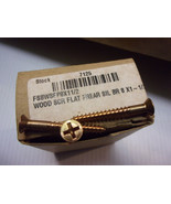 #8 x 1-1/2&quot; Silicon Bronze Wood Screws, Flat Head, Frearson Drive Qty 100 - $68.99