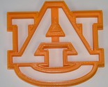 6x University of Auburn Fondant Cutter Cupcake Topper 1.75 IN USA FD704 - £6.38 GBP