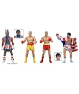 Rocky IV - Complete Set of (4) 40th anniversary 7&quot; BOXED Action Figures ... - £596.04 GBP