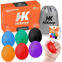 Hand Exercise Balls, Egg Shape Physical Therapy Different Resistance Wor... - £11.79 GBP
