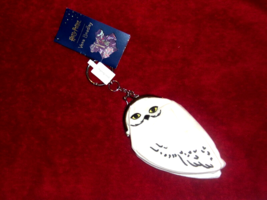 Vera Bradley Harry Potter Forbidden Forest White Owl Hedwig Charm Coin Purse NWT - £29.09 GBP