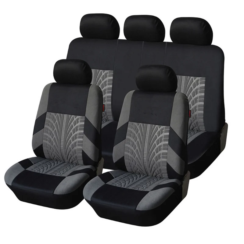 Automobiles Embroidery Car Seat Covers Set Universal Fit Most Cars Covers with - £26.05 GBP+