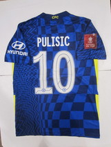 Christian Pulisic #10 Chelsea FA Cup Final Stadium Home Soccer Jersey 2021-2022 - £67.70 GBP