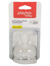 Plattex Baby Naturalatch Comfort Easy Latch Soft Silicone Nipples Fast Flow - £3.85 GBP