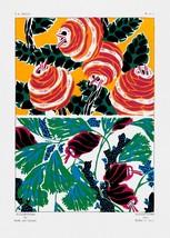 12066.Poster print or Canvas wall decor design.E.A Seguy Art Nouveau.Floral - £12.94 GBP+