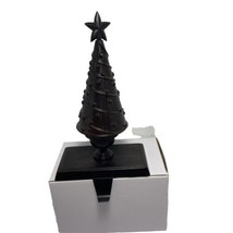 Stocking HolderBronze Christmas Tree 9.25 inch Metal Padded Xmas - $19.73