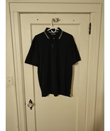 IZOD men&#39;s half button short sleeve black - €6,83 EUR