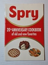 Vintage 1955 Spry 20th Anniversary Cookbook Of Old and New Favorites Lev... - $13.85