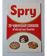 Vintage 1955 Spry 20th Anniversary Cookbook Of Old and New Favorites Lev... - €11,94 EUR