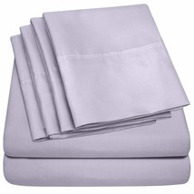 King Size Bed Sheets - 6 Piece 1500 Supreme Collection Fine Brushed Microfiber D - £43.55 GBP