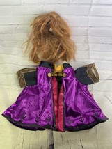 Build A Bear Workshop BABW Disney Frozen 2 Queen Anna Top Jacket With Wig Hair - £13.85 GBP