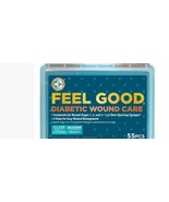 Feel Good Diabetic Wound Care Kit 55 Pieces Stages First Aid. Best by 11... - $470.22 MXN