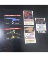 1993 Star Trek OPS, Access Key Card, Bridge Pass, Enterprise Pass, Lot of 5 - £6.93 GBP