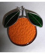 Stained Glass Orange Suncatcher - $10.00