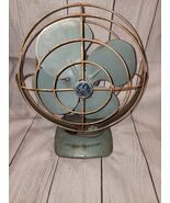 Vintage GE  12” Table Top Fan Light Blue Aqua,white, Petina #A-103   10&#39;... - €34,36 EUR