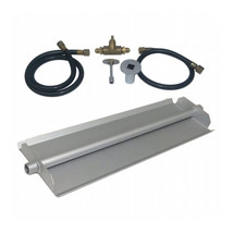 Tretco 24 in. 14GA Powder Coated Linear Burner Pan Kit Natural Gas - £252.28 GBP