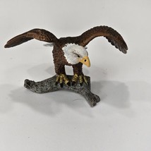 Schleich 2016 Wild Life Figurine Toy Bald Eagle Bird Retired Figure - $9.89