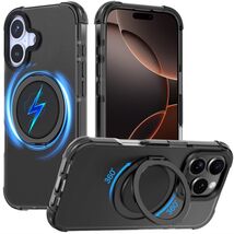 FUGTBLESS iPhone 16 Case 6.1" Translucent Magnetic O-Ring 360° Stand - €7,62 FUGTBLESS iPhone 16 Case 6.1" Translucent Magnetic O-Ring 360° Stand - €7,62 EUR