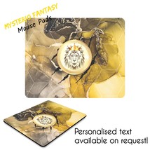 Lion Kingdom Royalty Artistic Inspired Personalised Mouse Pad-Mouse Mat. - £23.57 GBP