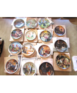 Lot of 15 Collector Plates Mothers Day Clark Gable Childhood Rockwell Ge... - $23.62 CAD
