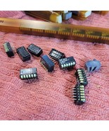 (10 PCS) 1-382394-7 AMP TYCO 7 POLE DIP SWITCH GOLD PINS NOS NEW $10 - $13.44 CAD