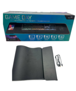 iLive Gaming Mouse Pad XL Wireless Fast Charger LED RGB Lights USB-C Sol... - $34.52 CAD
