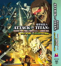 Anime Dvd Attack On Titan Season 1-4 + 9 SPECIAL+2 Movie + Juior High Eng Dub - £50.09 GBP