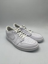 Nike Air Jordan 1 Low Triple White Golf Shoes DD9315-101 Men&#39;s Size 9.5 - £109.30 GBP