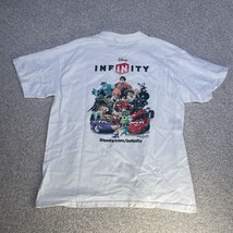Disney Infinity T-Shirt Character Graphics Back Youth Large 100% Cotton - £11.80 GBP