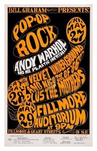 ANDY WARHOL 1966 FRANK ZAPPA CONCERT POSTER 11x17 NICO POP GIRL ROCK WAL... - £9.01 GBP