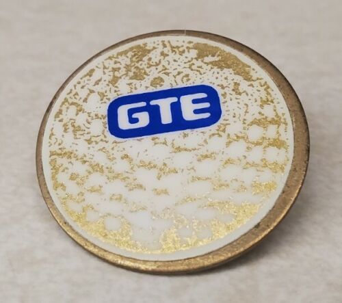 Vintage GTE General Telephone &amp; Electric Lapel Hat Pin Golf Ball Promo Pin - $14.65