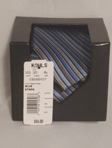 Croft &amp; Barrow Traditional Blue Stripe Tie  *Brand New* - $6.99