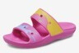 Crocs Womens Classic Pink Ombré Slip On Iconic Sandals!!(9)NWT!! - $23.74