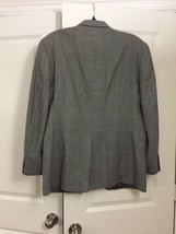 Men 40R Lauren Ralph Lauren Green Label Gray Blazer Sports Jacket Silk And Wool - £27.53 GBP