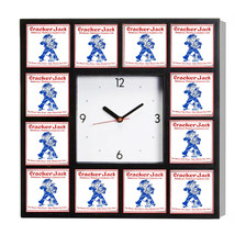 Cracker Jack Retro Popcorn Advertising Promo Diner Clock 10.5&quot;. Not $65 - $32.63