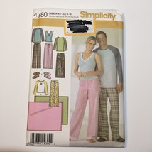 Simplicity 4380 Size XS-XL Unisex Pants Slippers Knit Top Blanket - £10.16 GBP