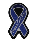 Blue Prevent Child Abuse Ribbon Awareness Patch - Blue - Veteran Owned B... - $5.52