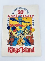 Kings Island 1972-1992 (20th Anniversary) Guide Book - Mason, Ohio Rides... - $12.00