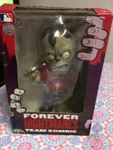 NEW Forever Collectibles Nightmares Team Zombie Philadelphia Phillies Ma... - £19.62 GBP