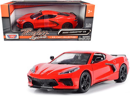 2020 Chevrolet Corvette C8 Stingray Red &quot;Timeless Legends&quot; 1/24 Diecast Model Ca - $42.26