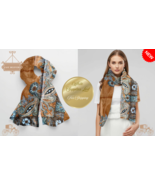 Satin Scarf 35x35 Premium Silk Wrap, Lightweight, Vibrant, and Free Ship... - $49.26 CAD