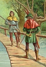 Robin Hood: Encounter With a Giant - Art Print - £17.57 GBP+