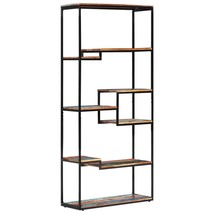 Bookcase 80x30x180 cm Solid Reclaimed Wood - £154.99 GBP