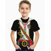 Boys Pirate Print T-Shirt Costume (7-8 yrs) - $17.90