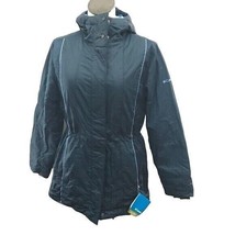 Womens Columbia Navy Blue Diamond Dame Fitted Winter Park Coat Jacket Sm... - $174.99